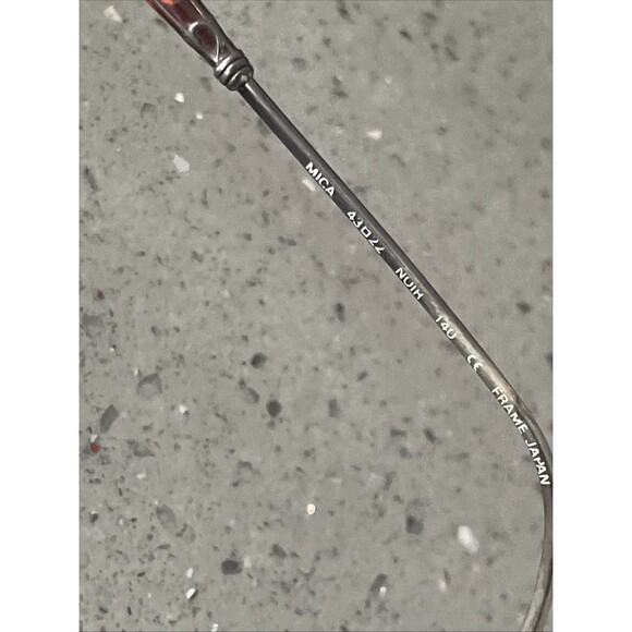 KATA MICA NOIR EYEGLASSES FRAMES ONLY 43-22-140 Full rim Japan tortoise - Picture 11 of 12